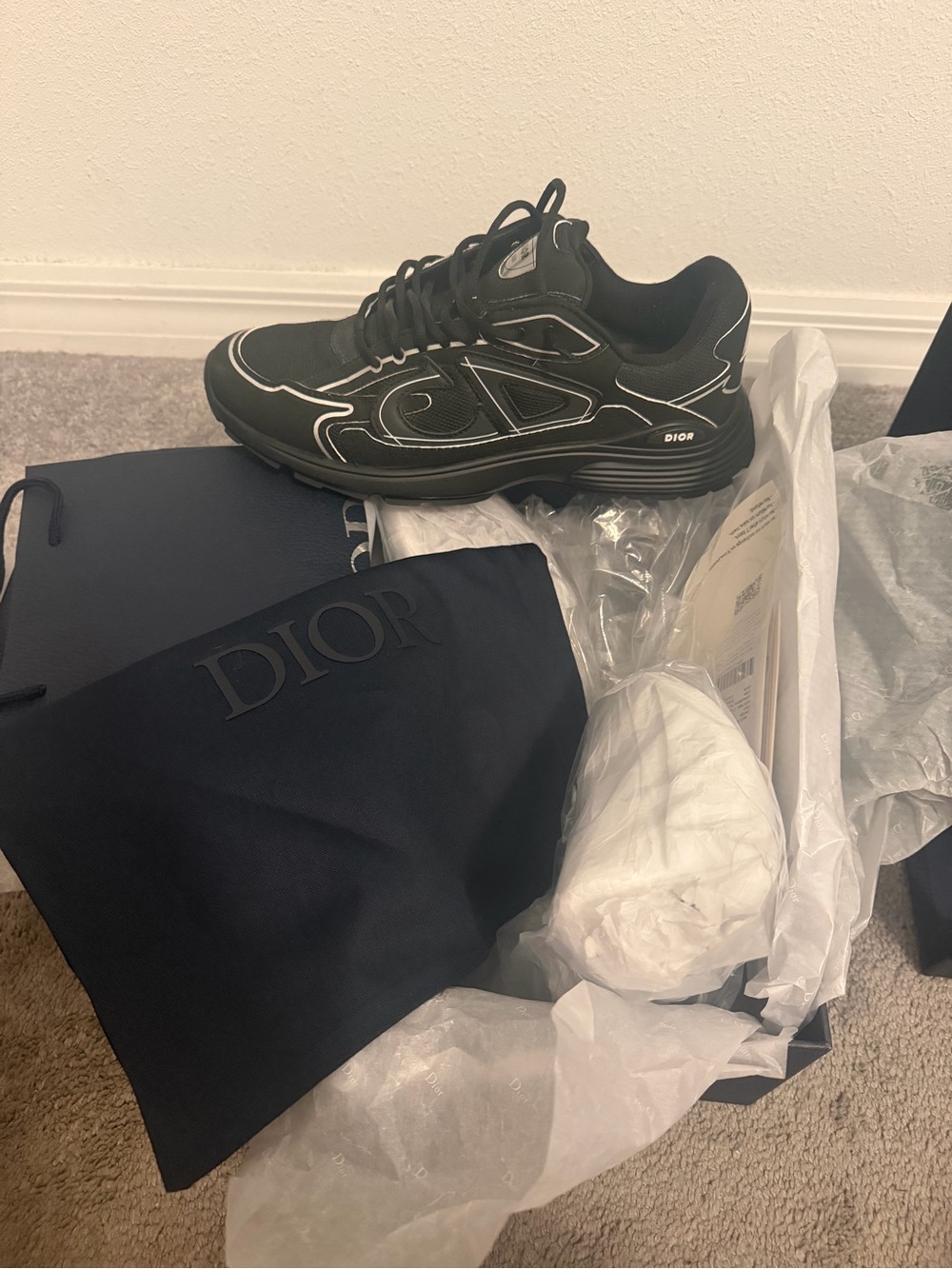 Dior B30 triple black 1:1 - Picture 9 of 9
